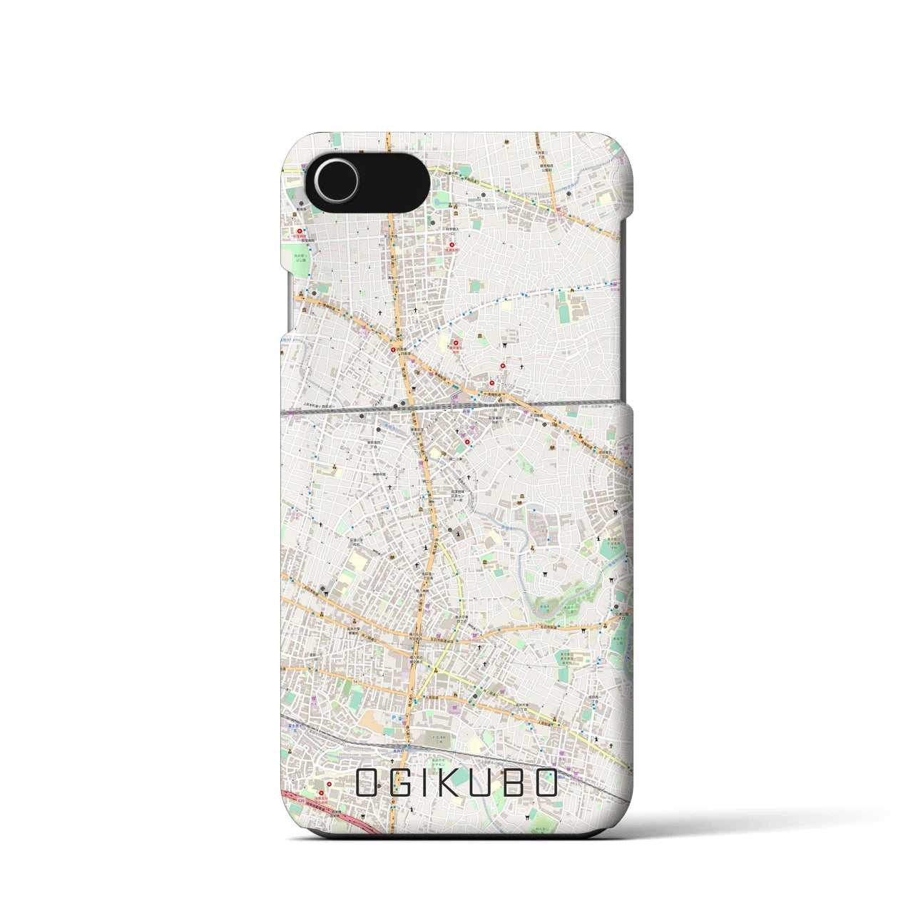 【荻窪(東京都)】地図柄iPhoneケース(バックカバータイプ)