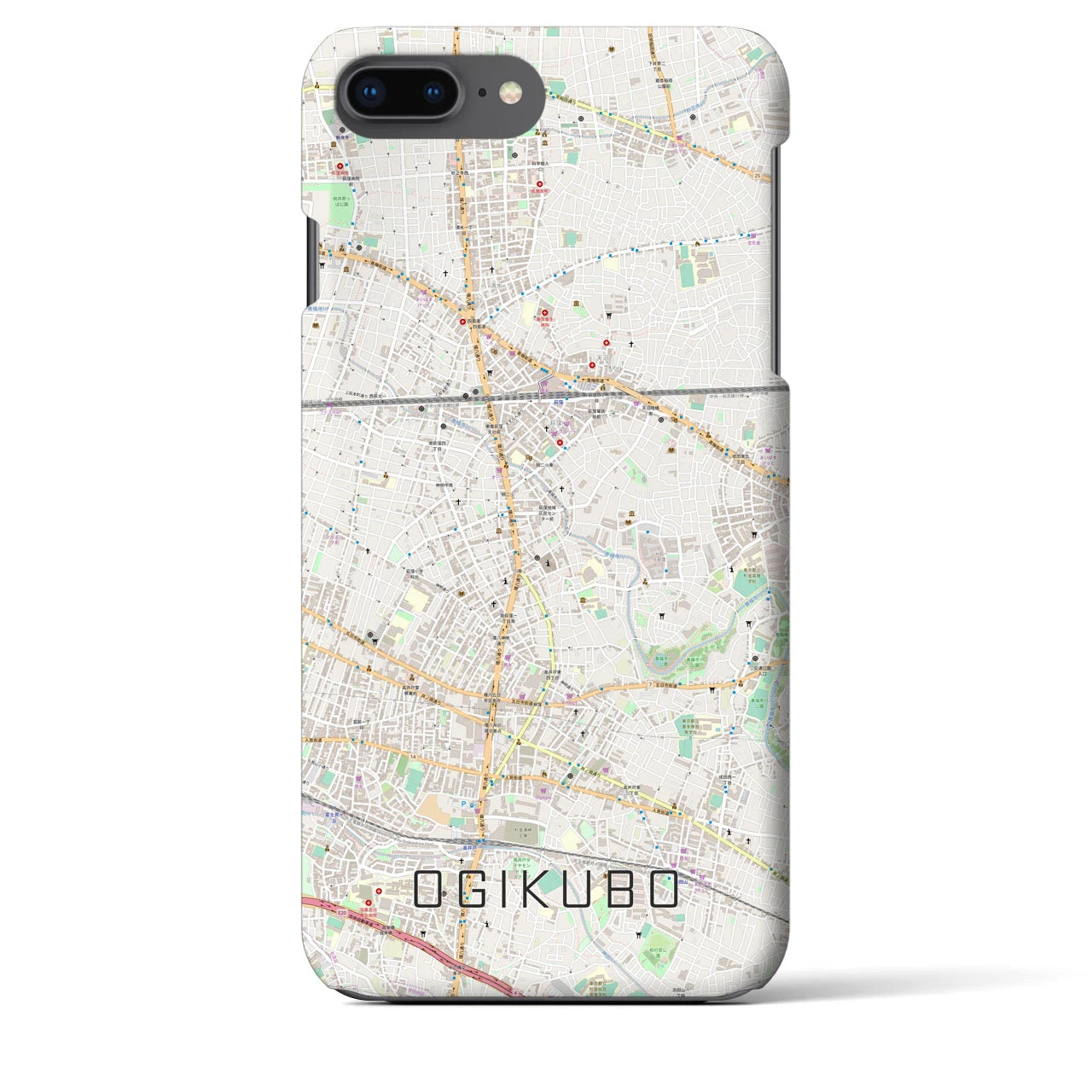 【荻窪(東京都)】地図柄iPhoneケース(バックカバータイプ)