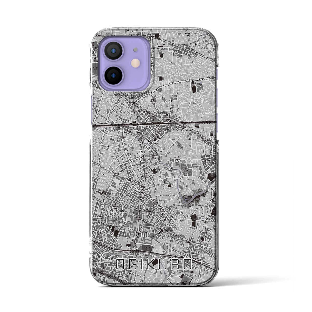 【荻窪(東京都)】地図柄iPhoneケース(クリアタイプ)