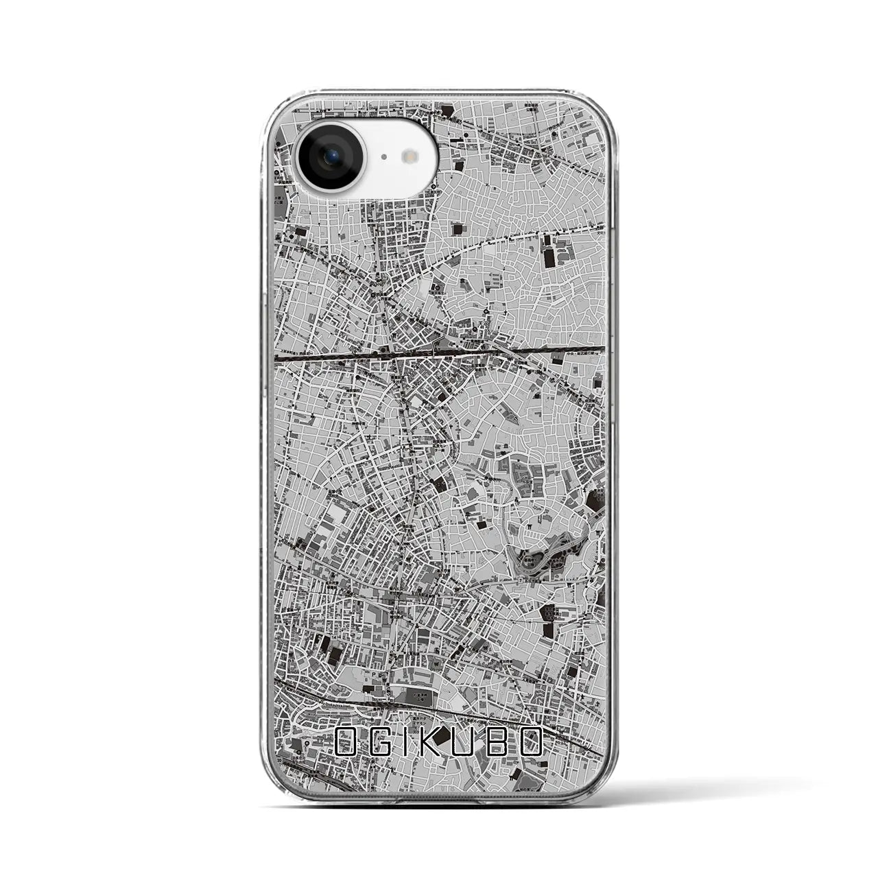 【荻窪(東京都)】地図柄iPhoneケース(クリアタイプ)