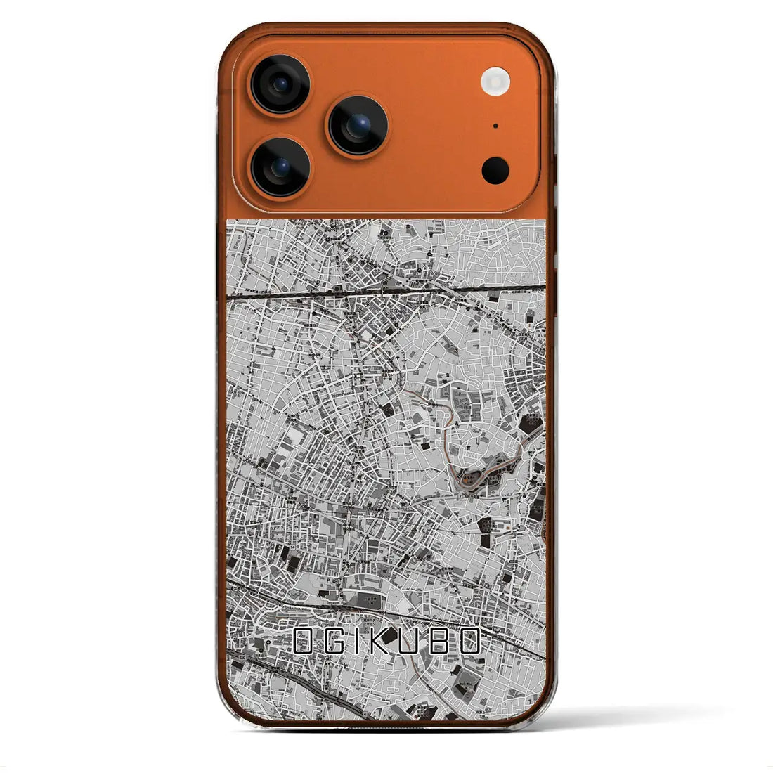 【荻窪(東京都)】地図柄iPhoneケース(クリアタイプ)