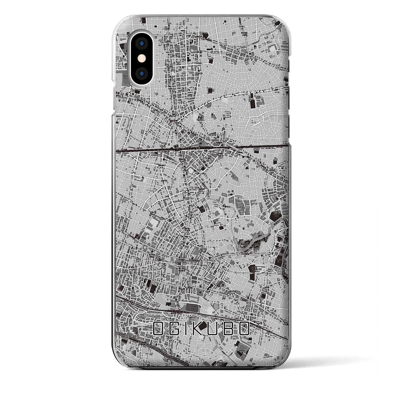 【荻窪(東京都)】地図柄iPhoneケース(クリアタイプ)