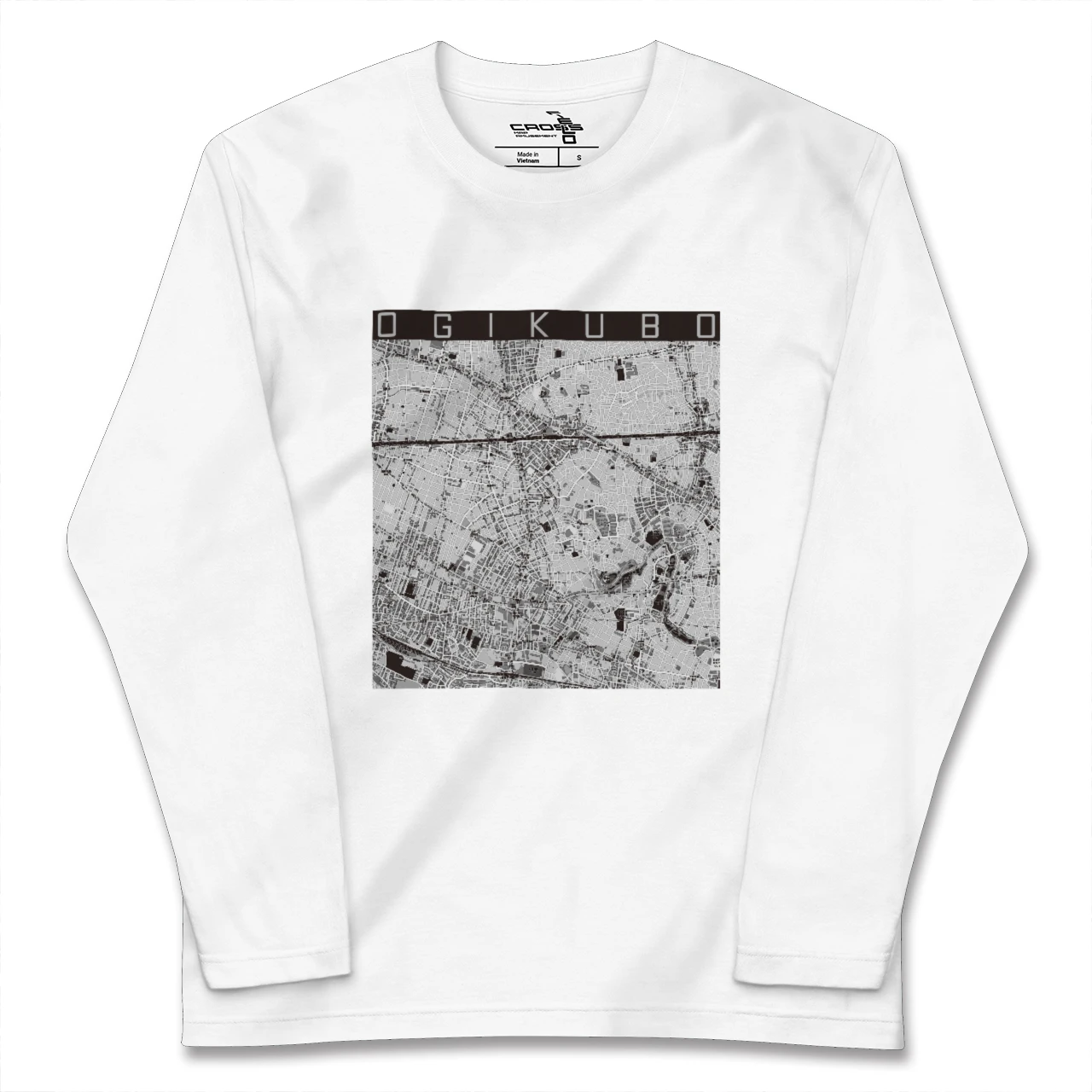 【荻窪(東京都)】地図柄ロングスリーブTシャツ
