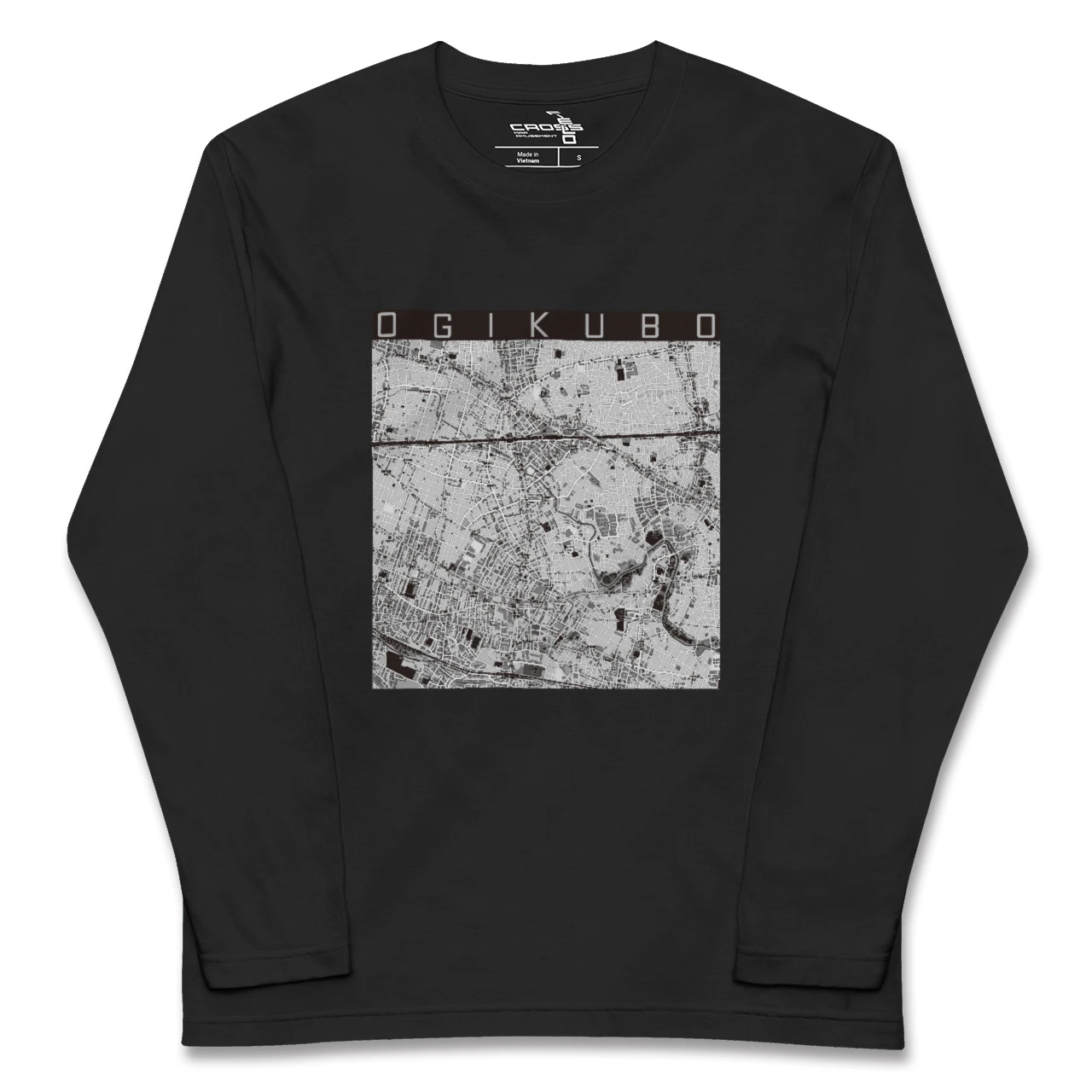 【荻窪(東京都)】地図柄ロングスリーブTシャツ