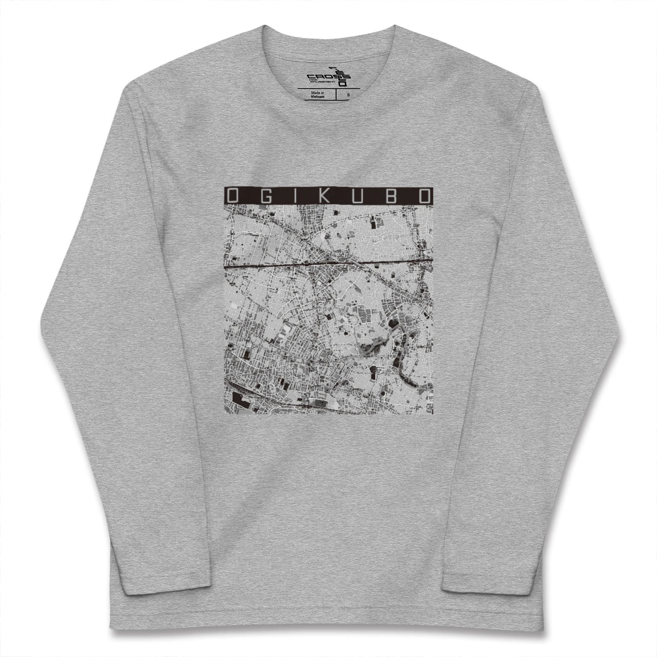 【荻窪(東京都)】地図柄ロングスリーブTシャツ