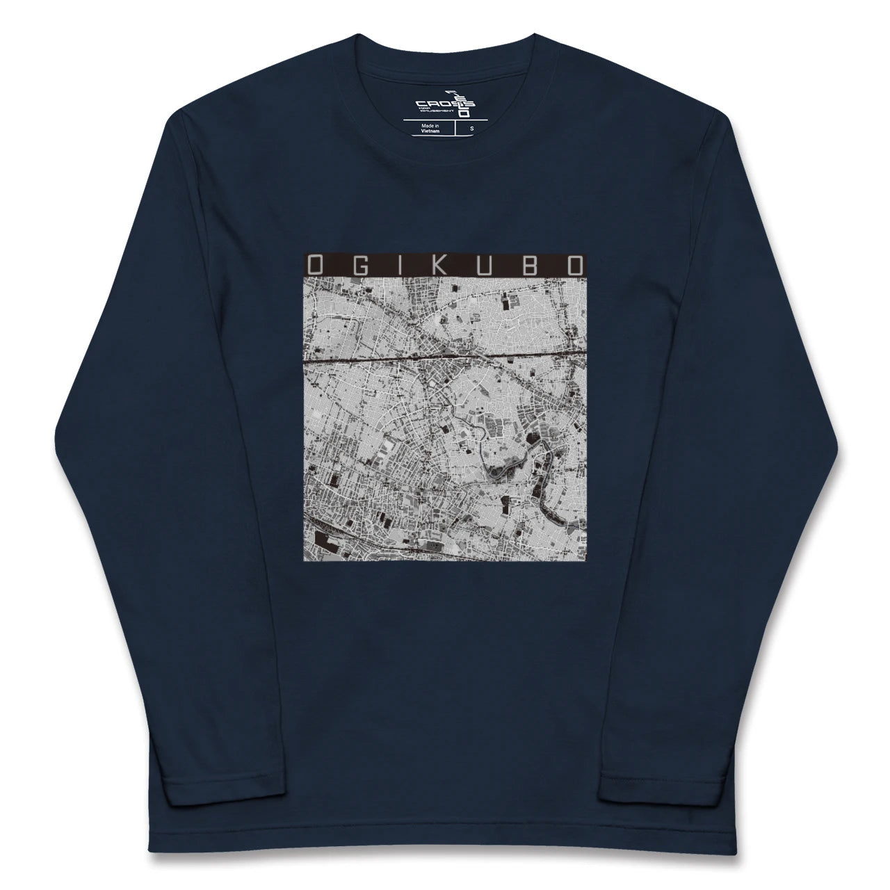 【荻窪(東京都)】地図柄ロングスリーブTシャツ