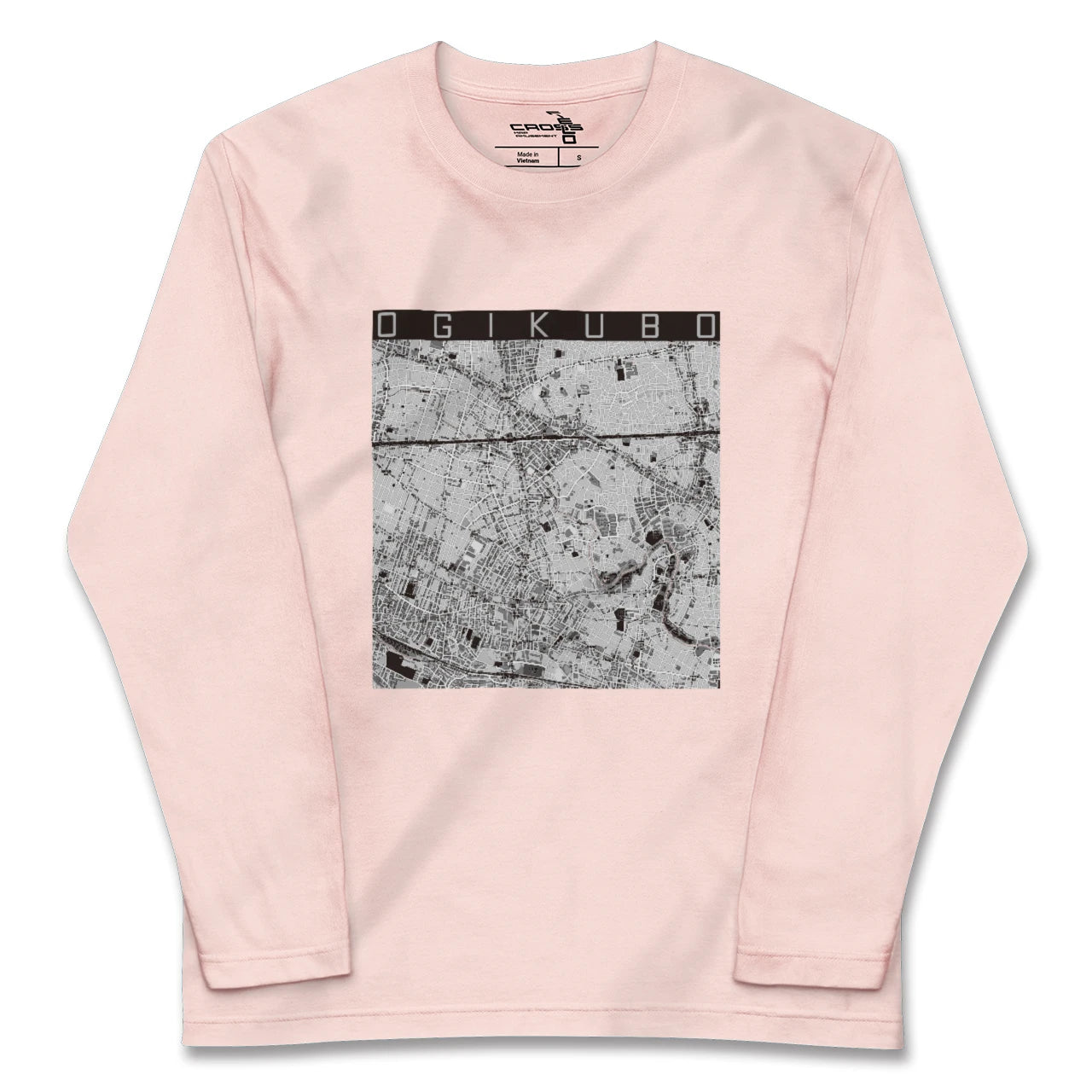 【荻窪(東京都)】地図柄ロングスリーブTシャツ