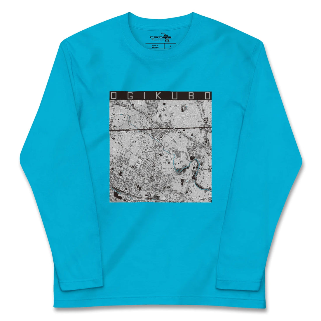 【荻窪(東京都)】地図柄ロングスリーブTシャツ