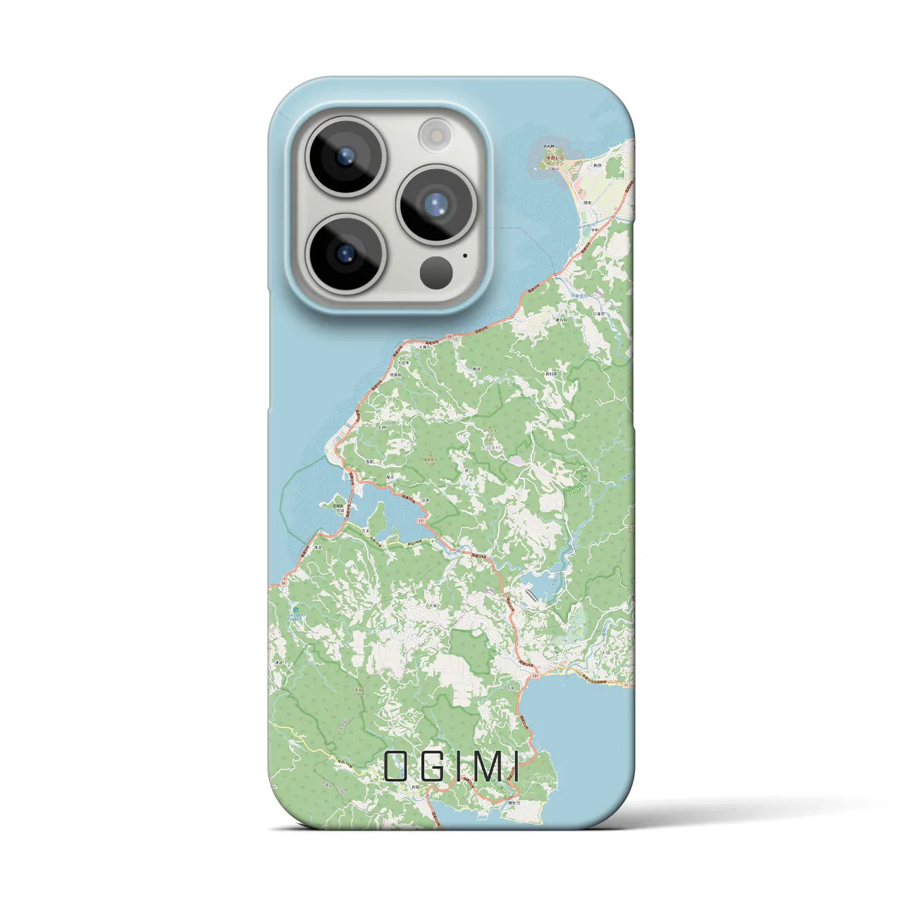 【大宜味(沖縄県)】地図柄iPhoneケース(バックカバータイプ)