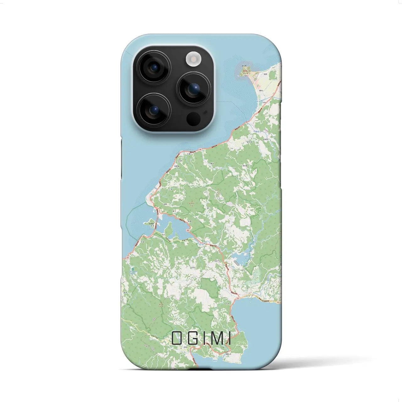【大宜味(沖縄県)】地図柄iPhoneケース(バックカバータイプ)