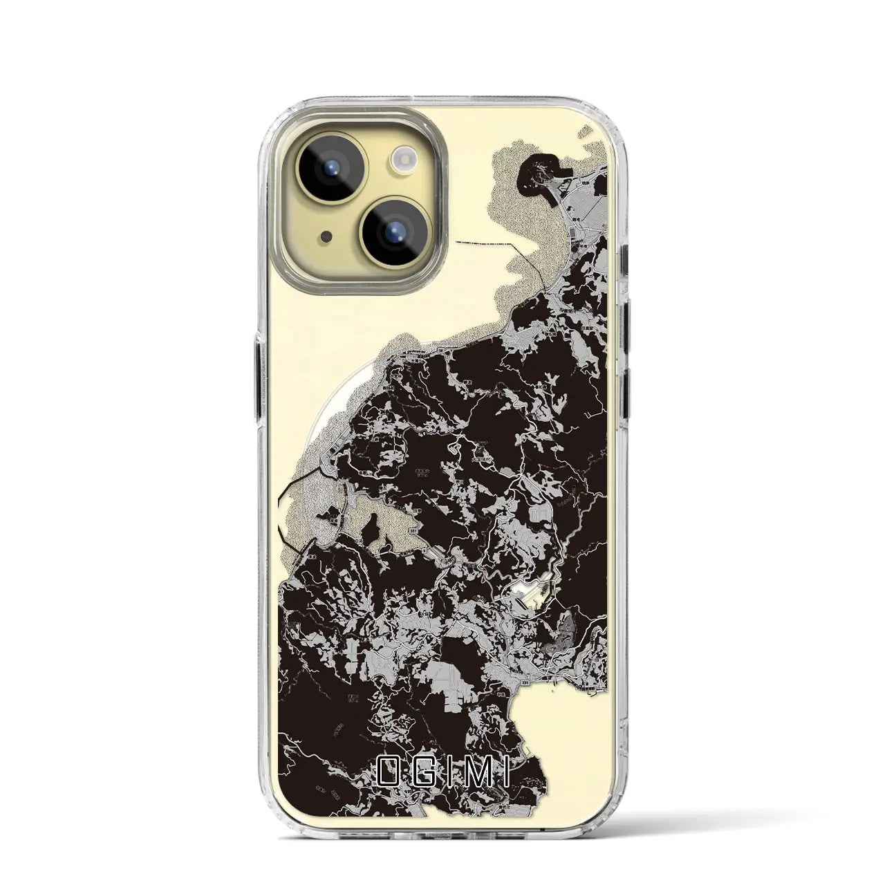 【大宜味(沖縄県)】地図柄iPhoneケース(MagSafeタイプ)