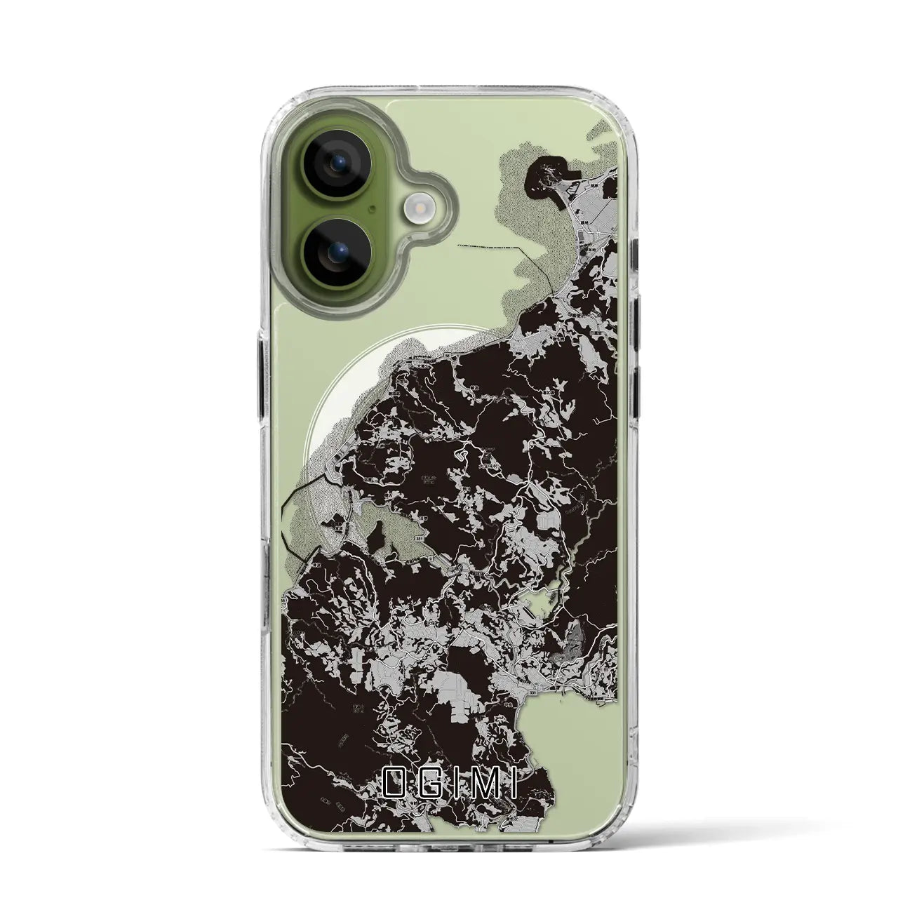 【大宜味(沖縄県)】地図柄iPhoneケース(MagSafeタイプ)