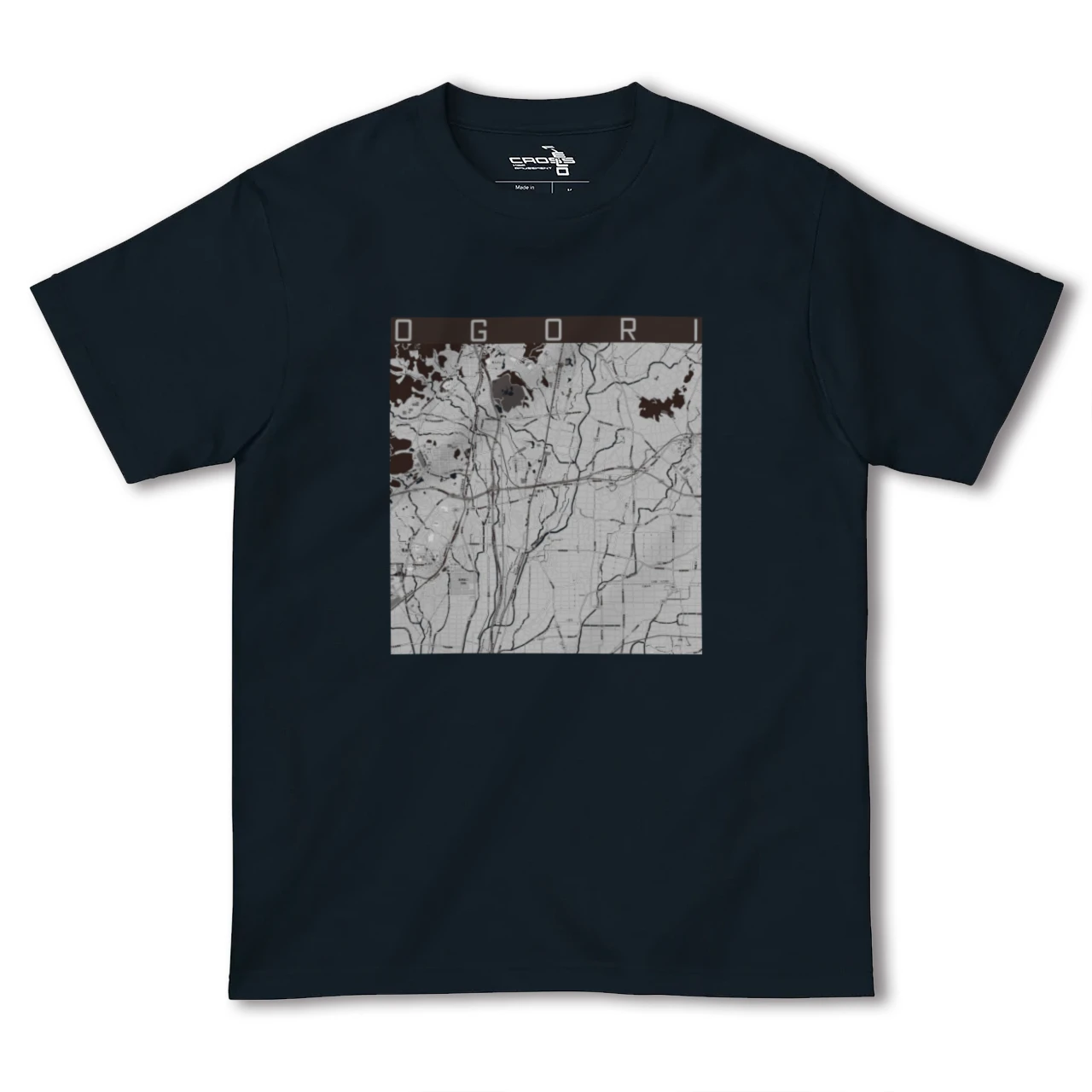 【小郡(福岡県)】地図柄ヘビーウェイトTシャツ