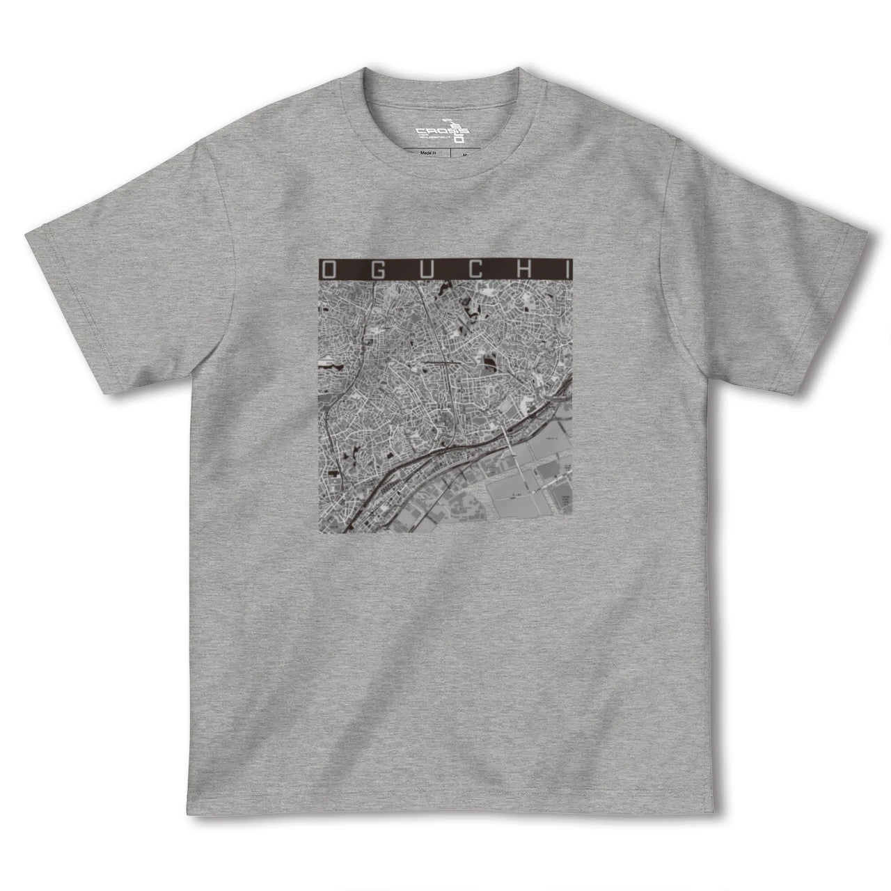 【大口(神奈川県)】地図柄ヘビーウェイトTシャツ