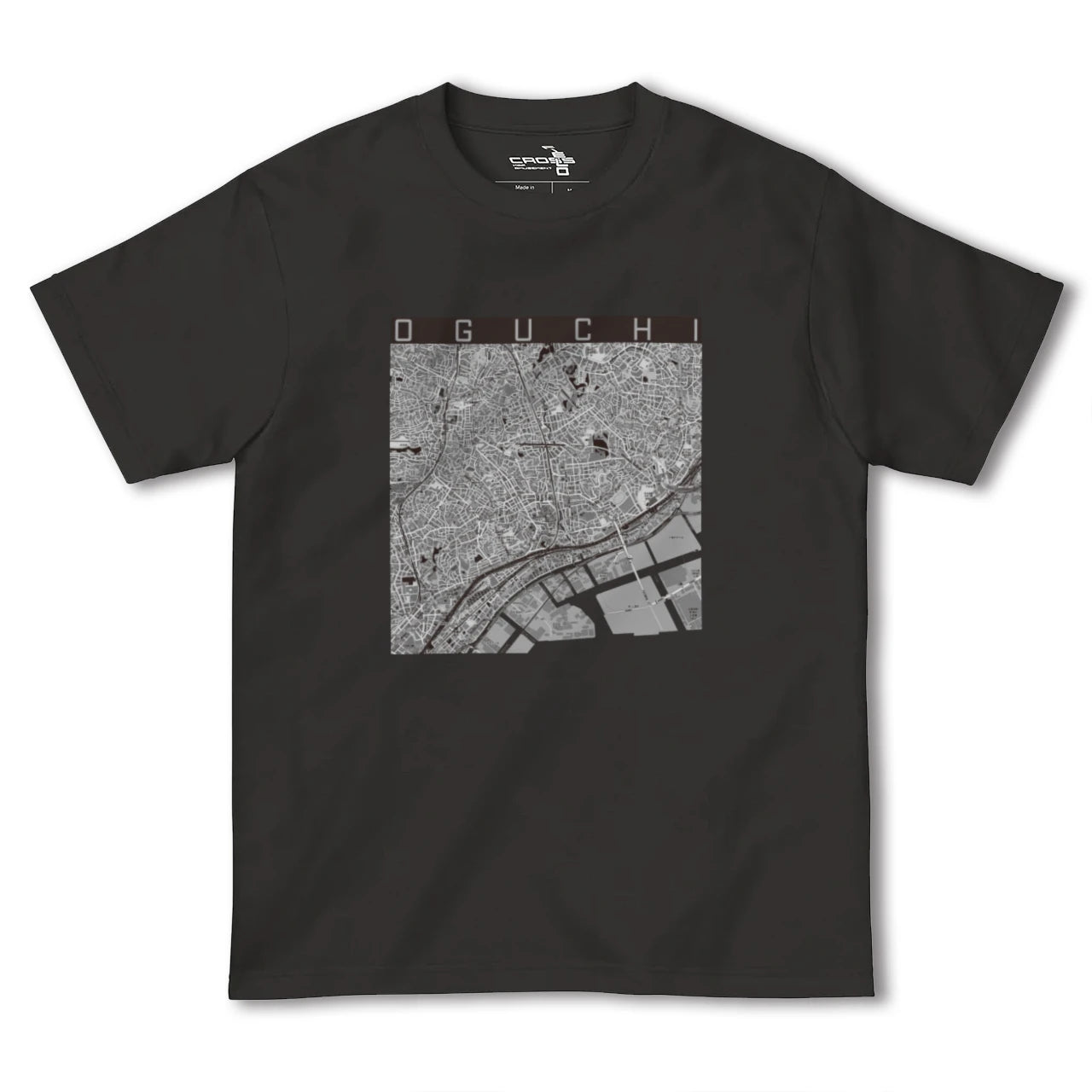 【大口(神奈川県)】地図柄ヘビーウェイトTシャツ