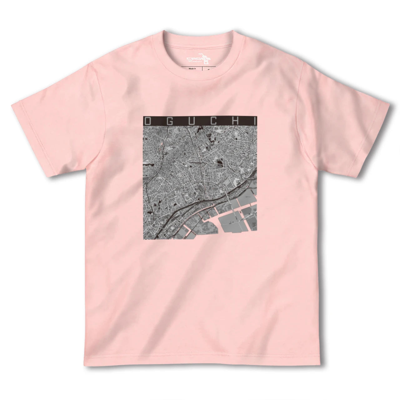 【大口(神奈川県)】地図柄ヘビーウェイトTシャツ
