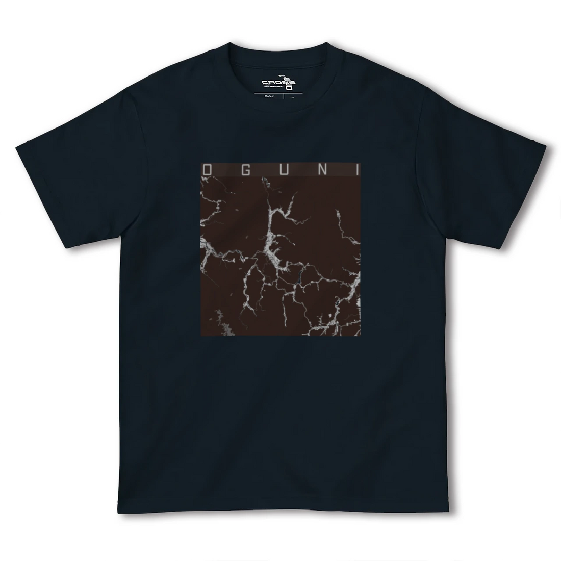 【小国(山形県)】地図柄ヘビーウェイトTシャツ