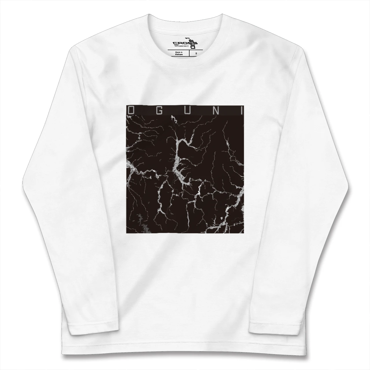 【小国(山形県)】地図柄ロングスリーブTシャツ
