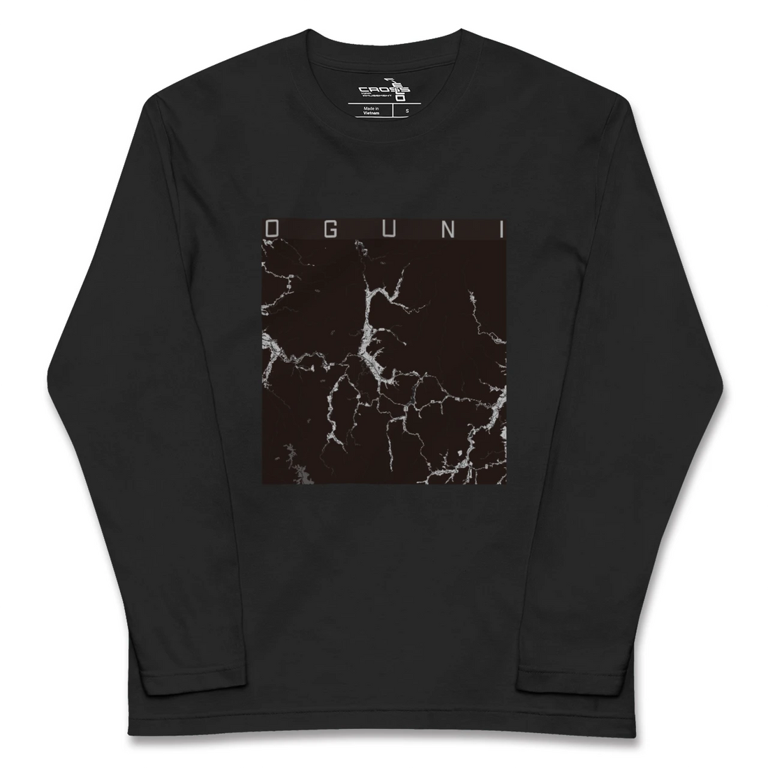 【小国(山形県)】地図柄ロングスリーブTシャツ