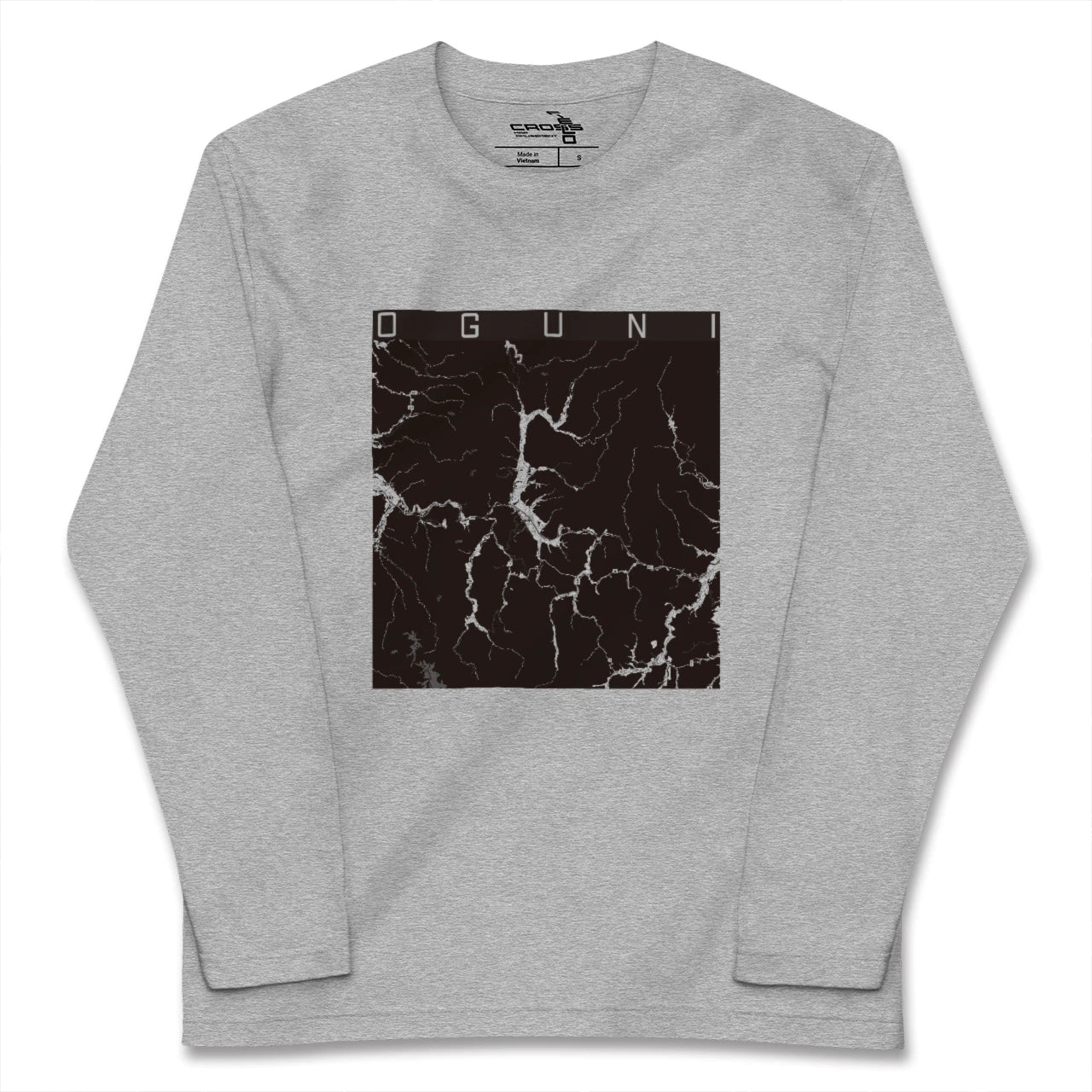【小国(山形県)】地図柄ロングスリーブTシャツ