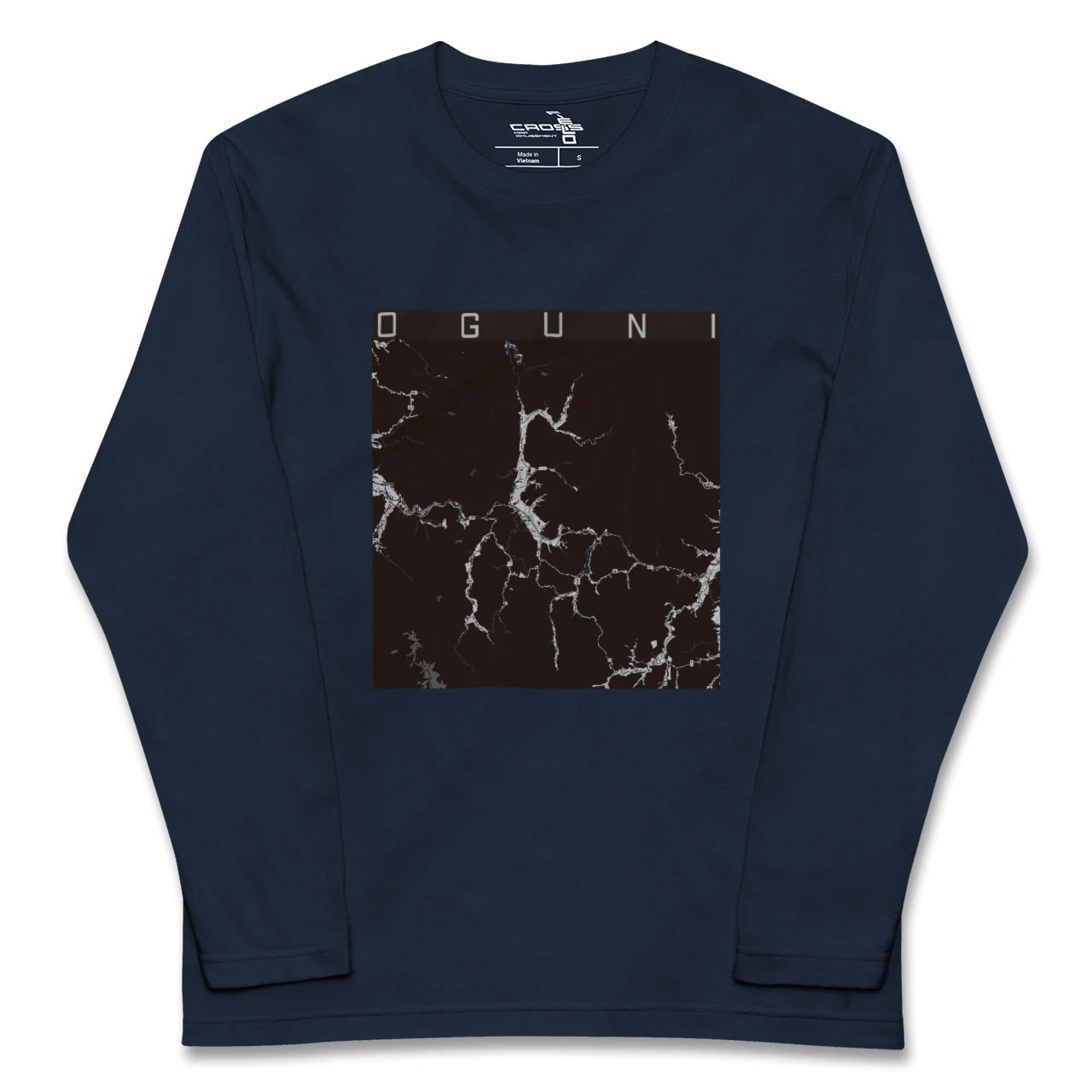 【小国(山形県)】地図柄ロングスリーブTシャツ