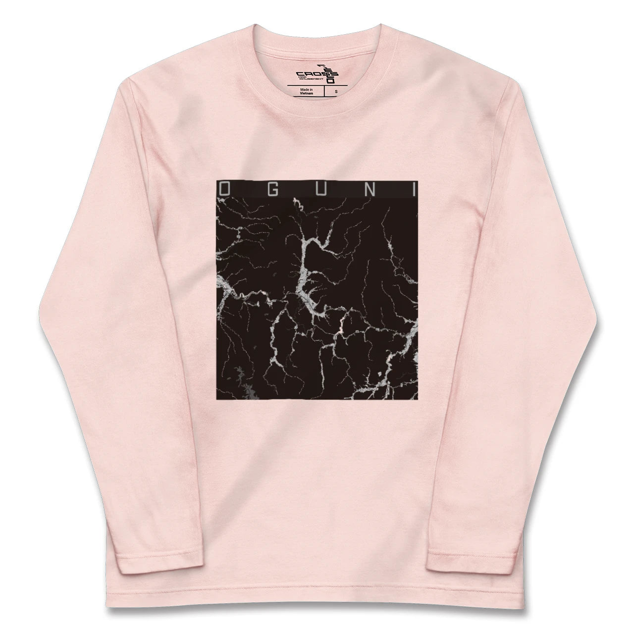【小国(山形県)】地図柄ロングスリーブTシャツ