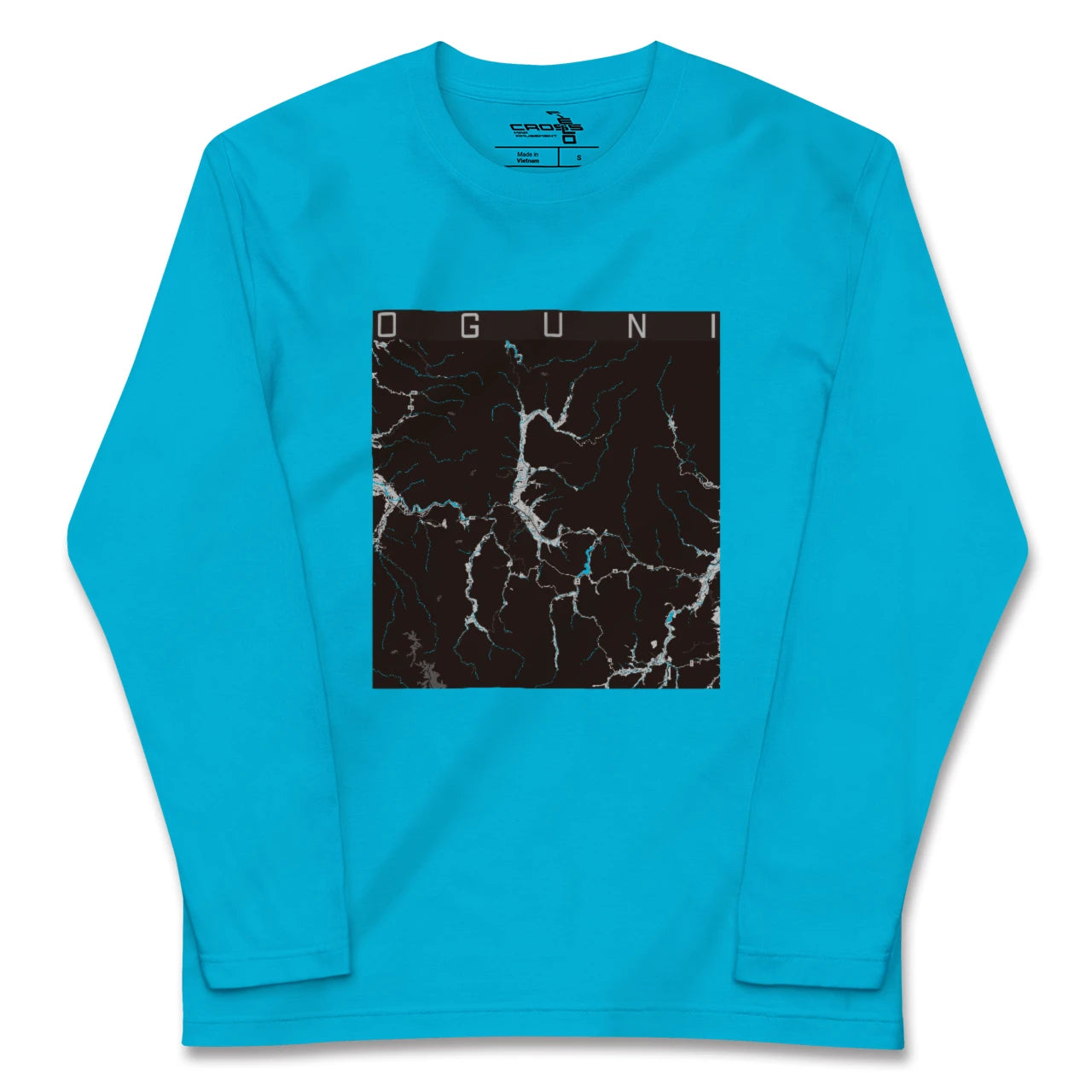 【小国(山形県)】地図柄ロングスリーブTシャツ
