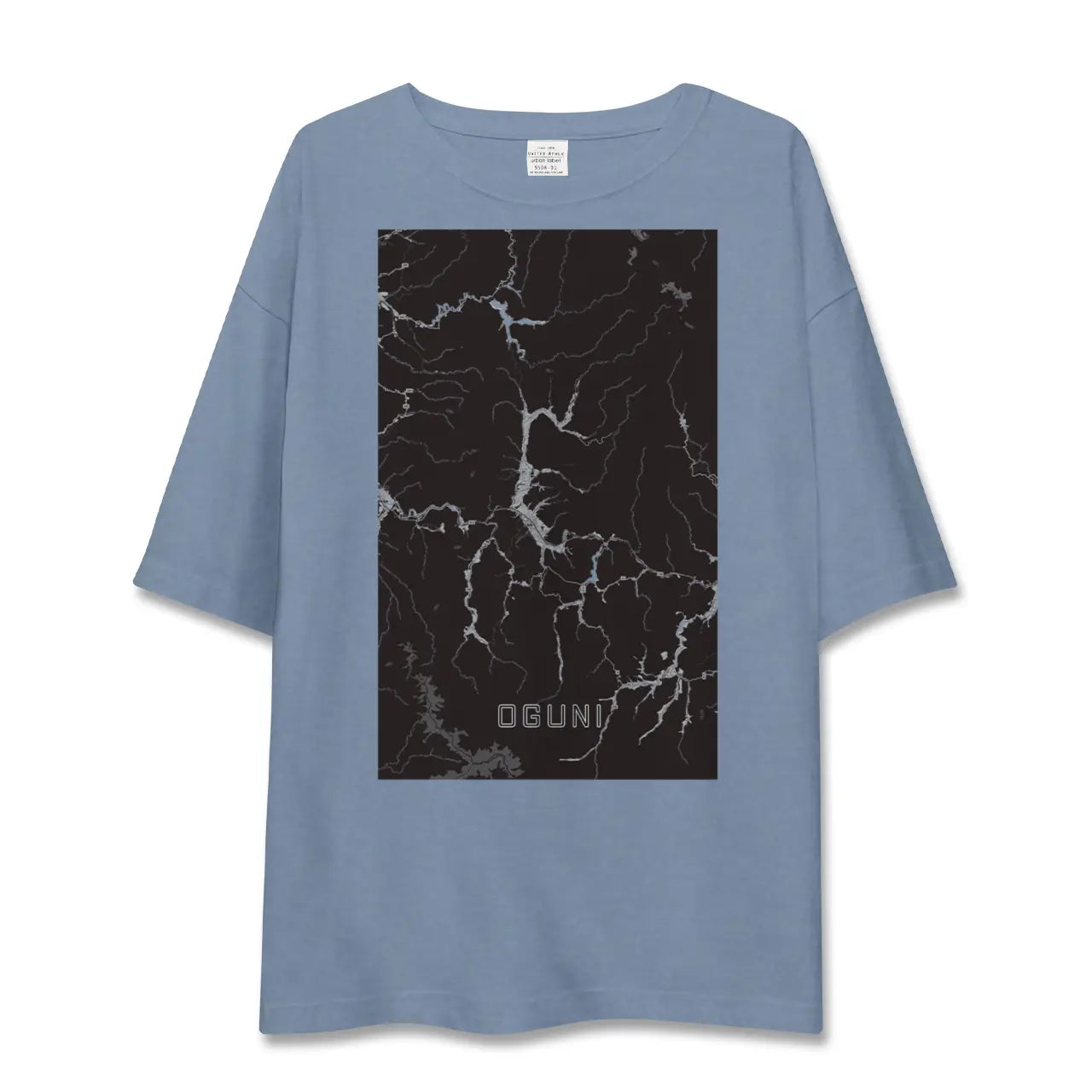 【小国(山形県)】地図柄ビッグシルエットTシャツ