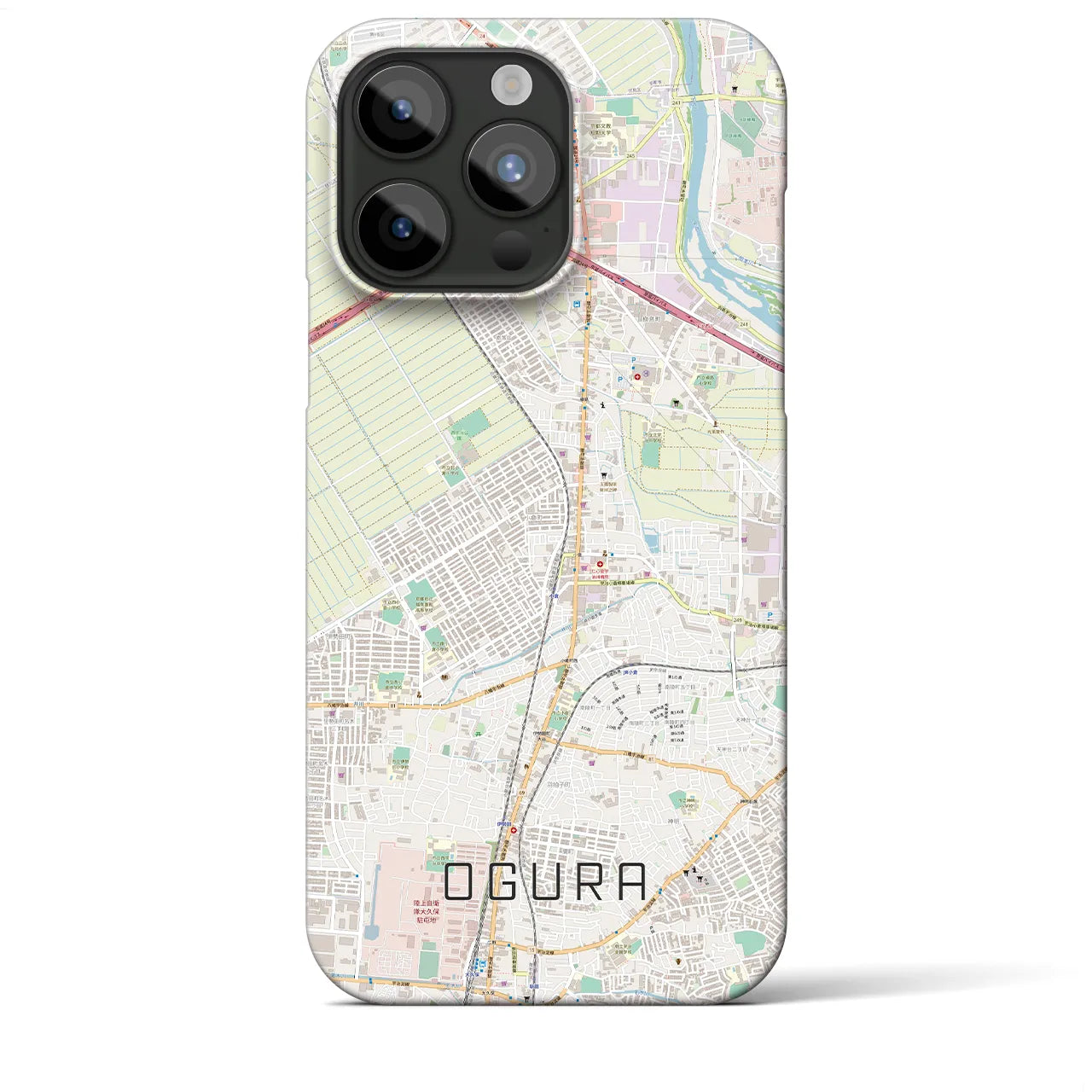 【小倉(京都府)】地図柄iPhoneケース(バックカバータイプ)