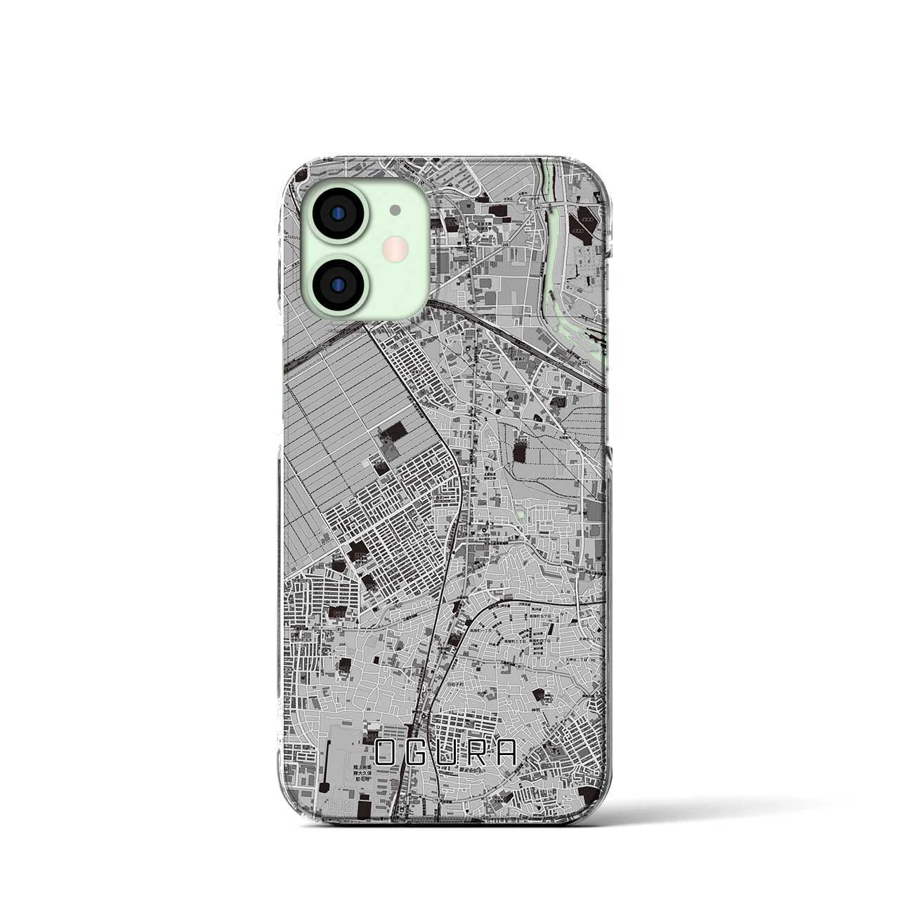 【小倉(京都府)】地図柄iPhoneケース(クリアタイプ)