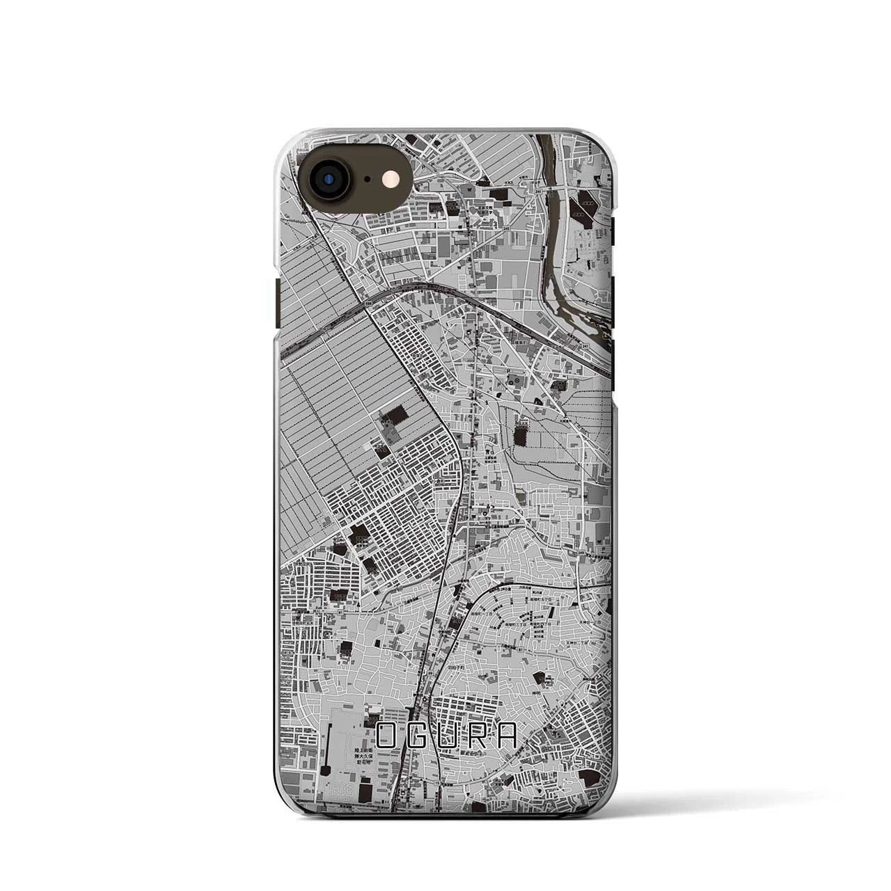 【小倉(京都府)】地図柄iPhoneケース(クリアタイプ)