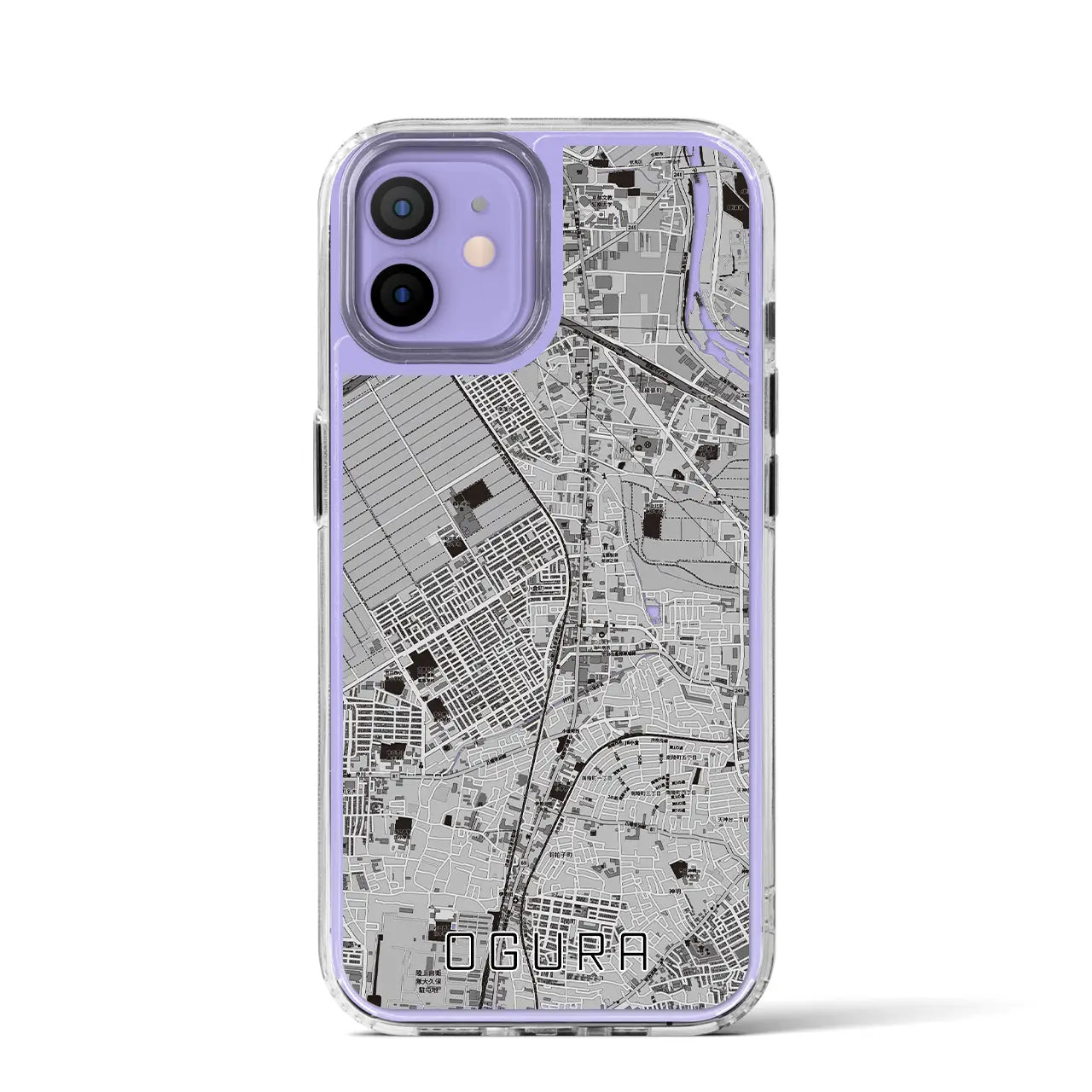 【小倉(京都府)】地図柄iPhoneケース(MagSafeタイプ)