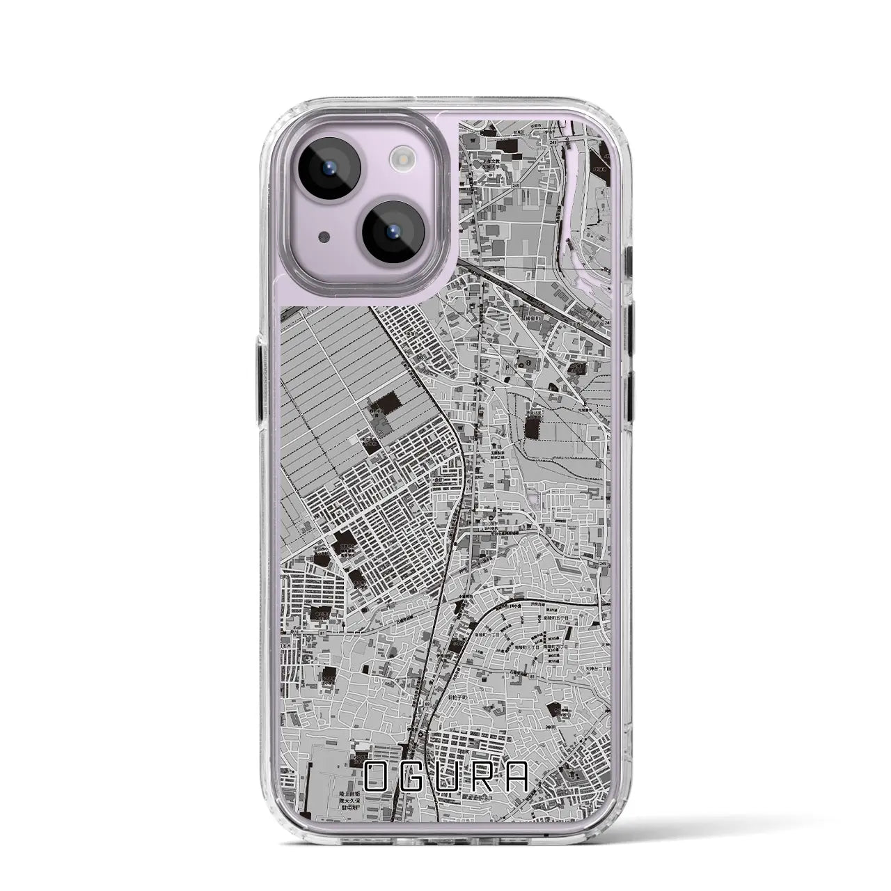 【小倉(京都府)】地図柄iPhoneケース(MagSafeタイプ)