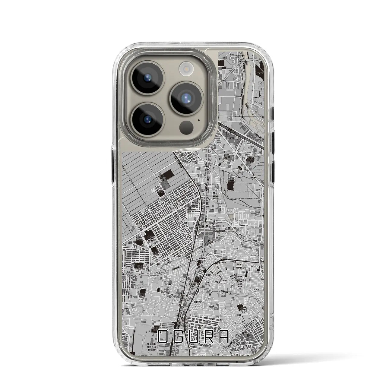 【小倉(京都府)】地図柄iPhoneケース(MagSafeタイプ)