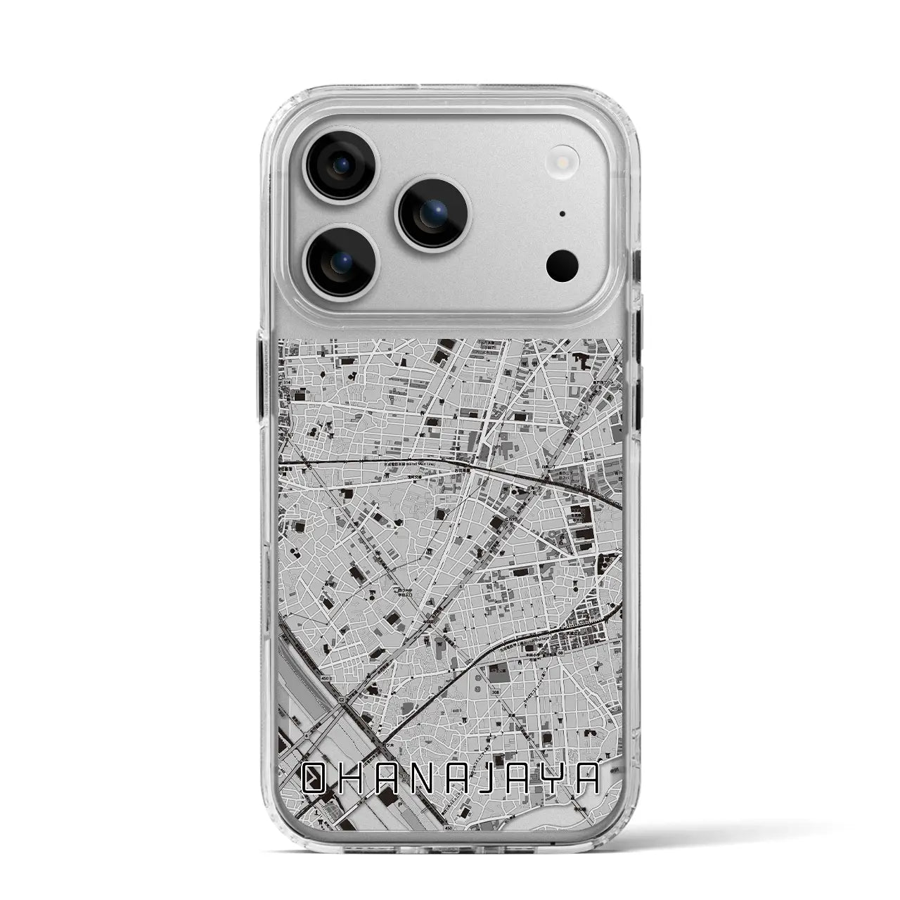 【お花茶屋(東京都)】地図柄iPhoneケース(MagSafeタイプ)