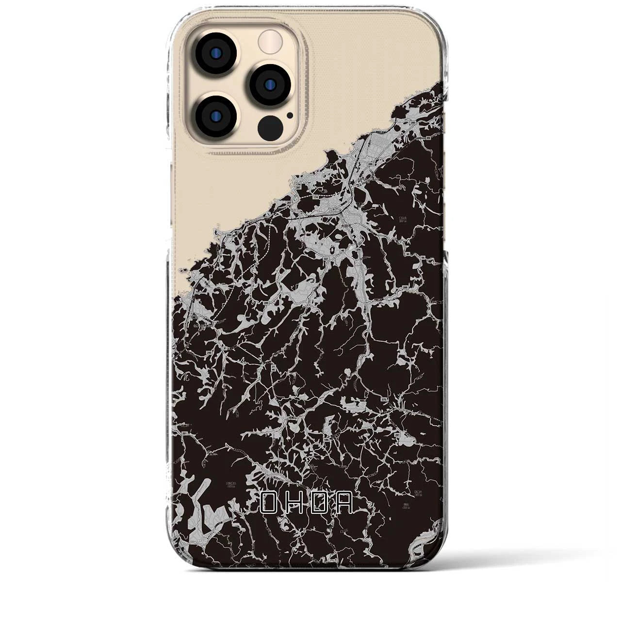 【大田(島根県)】地図柄iPhoneケース(クリアタイプ)