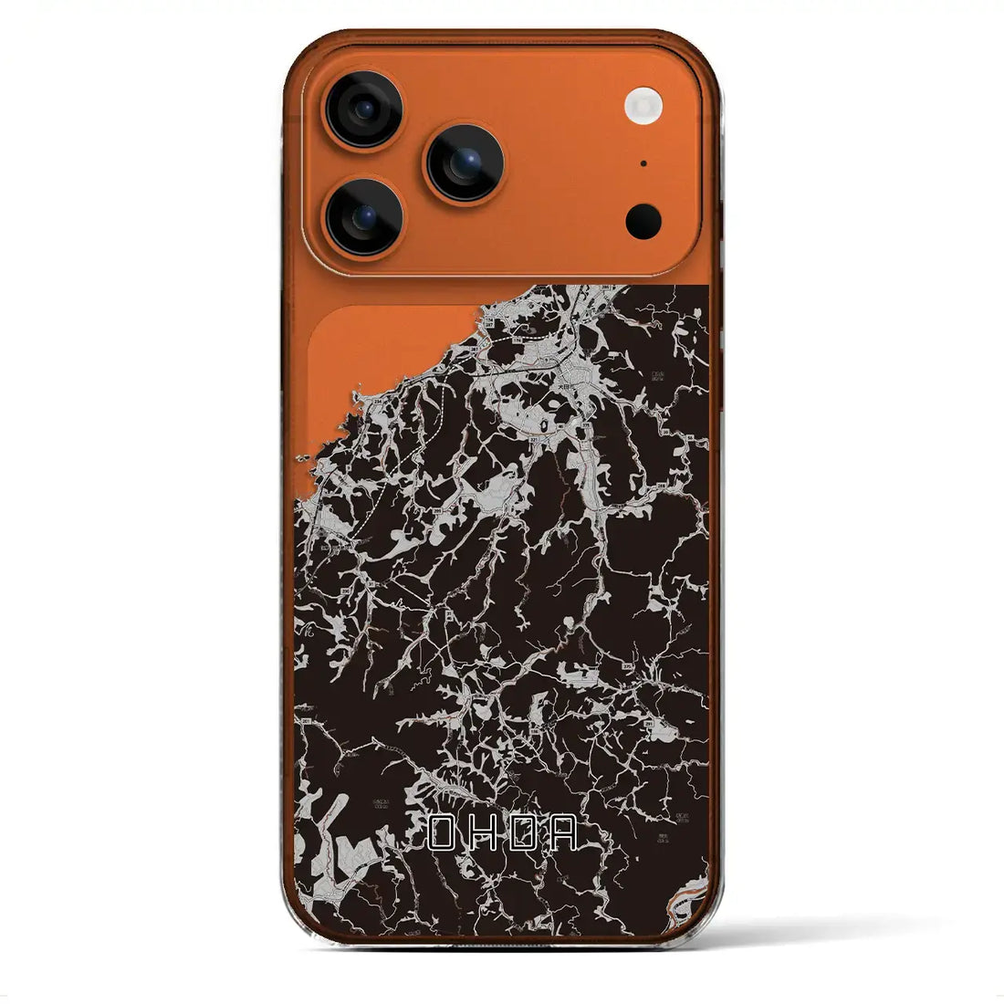 【大田(島根県)】地図柄iPhoneケース(クリアタイプ)