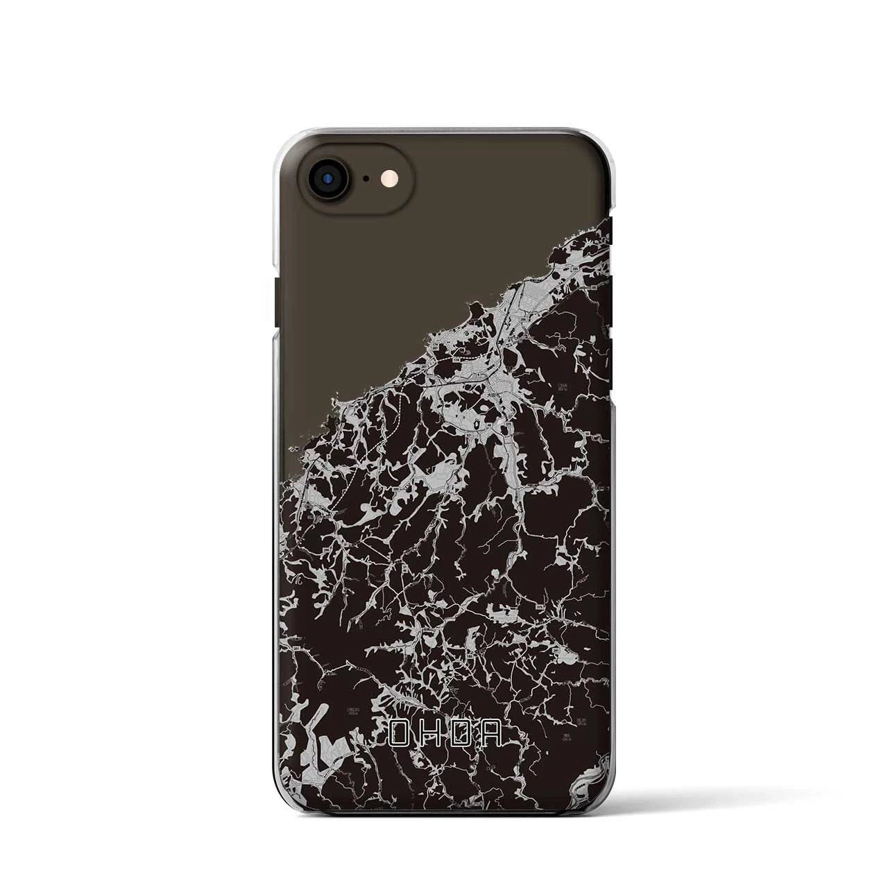 【大田(島根県)】地図柄iPhoneケース(クリアタイプ)