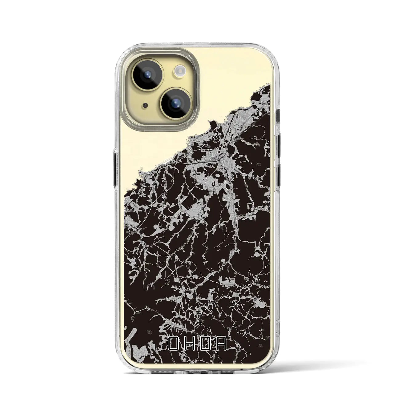 【大田(島根県)】地図柄iPhoneケース(MagSafeタイプ)