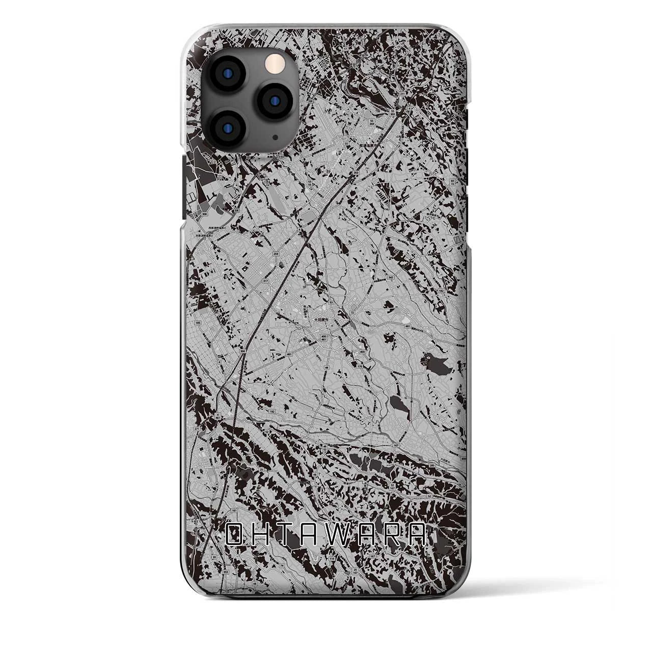 【大田原(栃木県)】地図柄iPhoneケース(クリアタイプ)