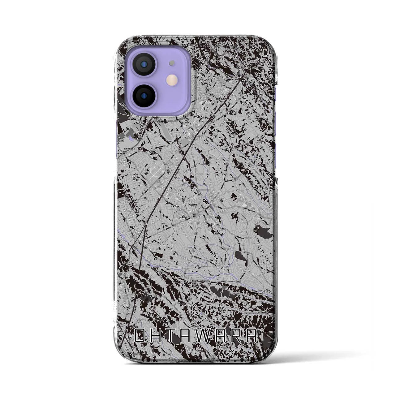 【大田原(栃木県)】地図柄iPhoneケース(クリアタイプ)