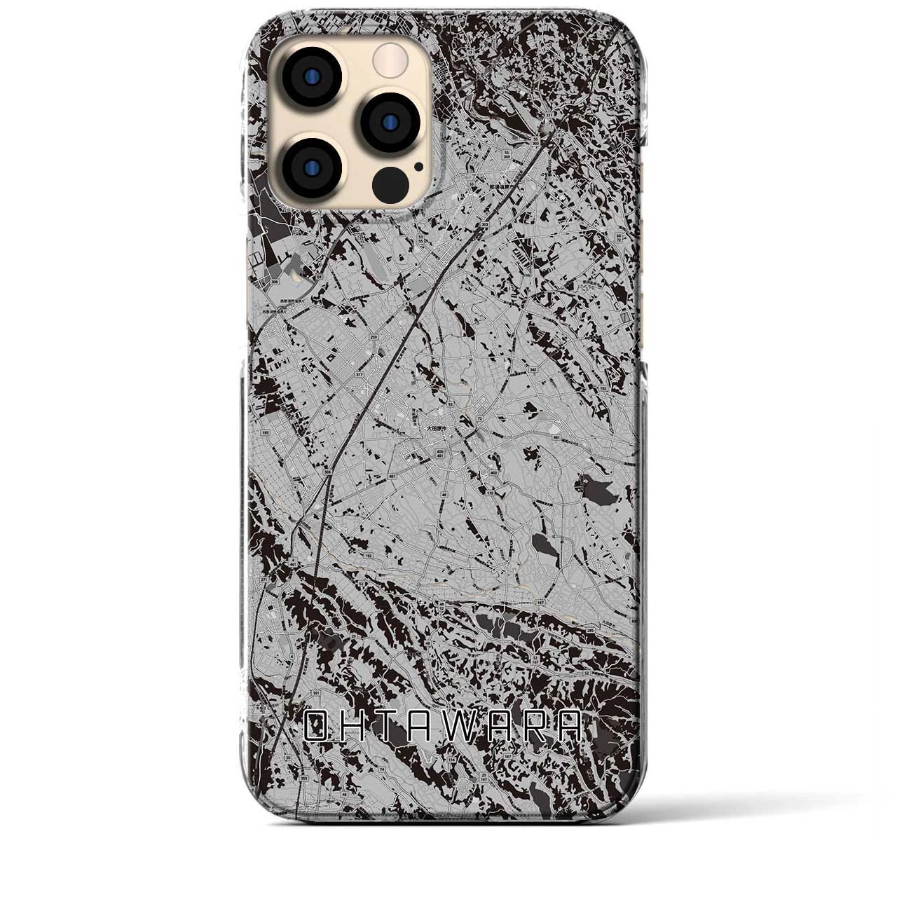 【大田原(栃木県)】地図柄iPhoneケース(クリアタイプ)