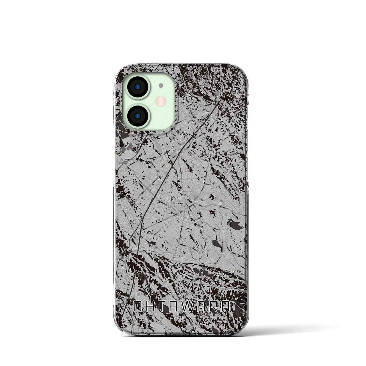 【大田原(栃木県)】地図柄iPhoneケース(クリアタイプ)