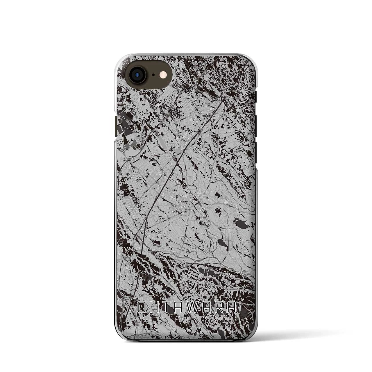 【大田原(栃木県)】地図柄iPhoneケース(クリアタイプ)