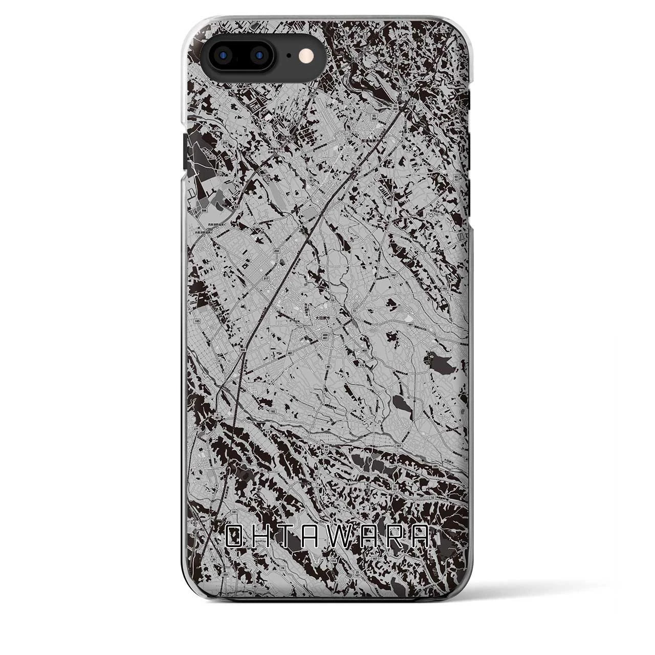 【大田原(栃木県)】地図柄iPhoneケース(クリアタイプ)