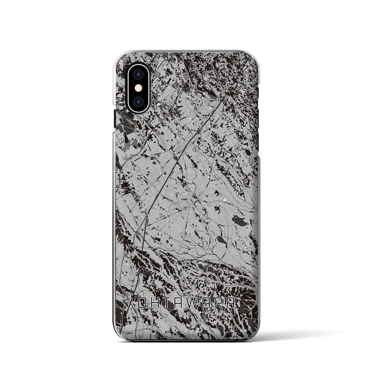 【大田原(栃木県)】地図柄iPhoneケース(クリアタイプ)