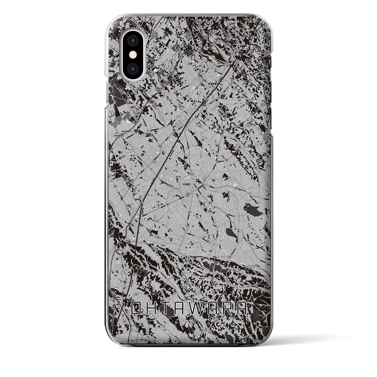 【大田原(栃木県)】地図柄iPhoneケース(クリアタイプ)