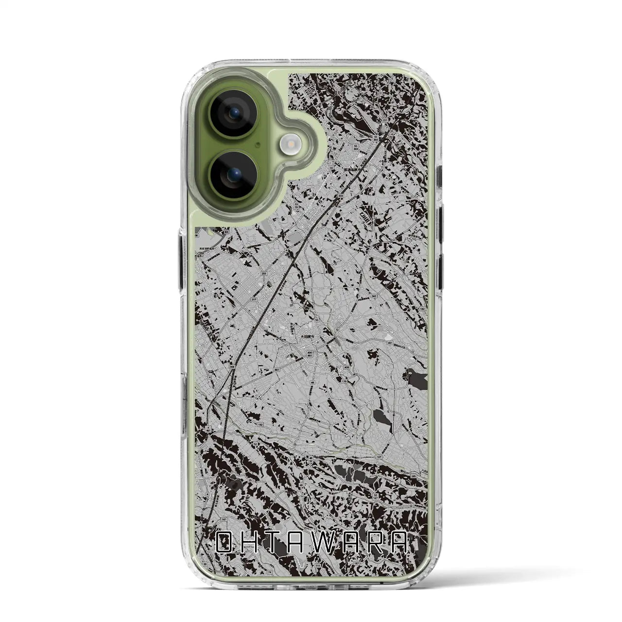 【大田原(栃木県)】地図柄iPhoneケース(MagSafeタイプ)