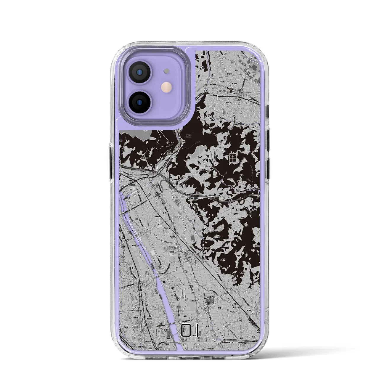 【大井(神奈川県)】地図柄iPhoneケース(MagSafeタイプ)
