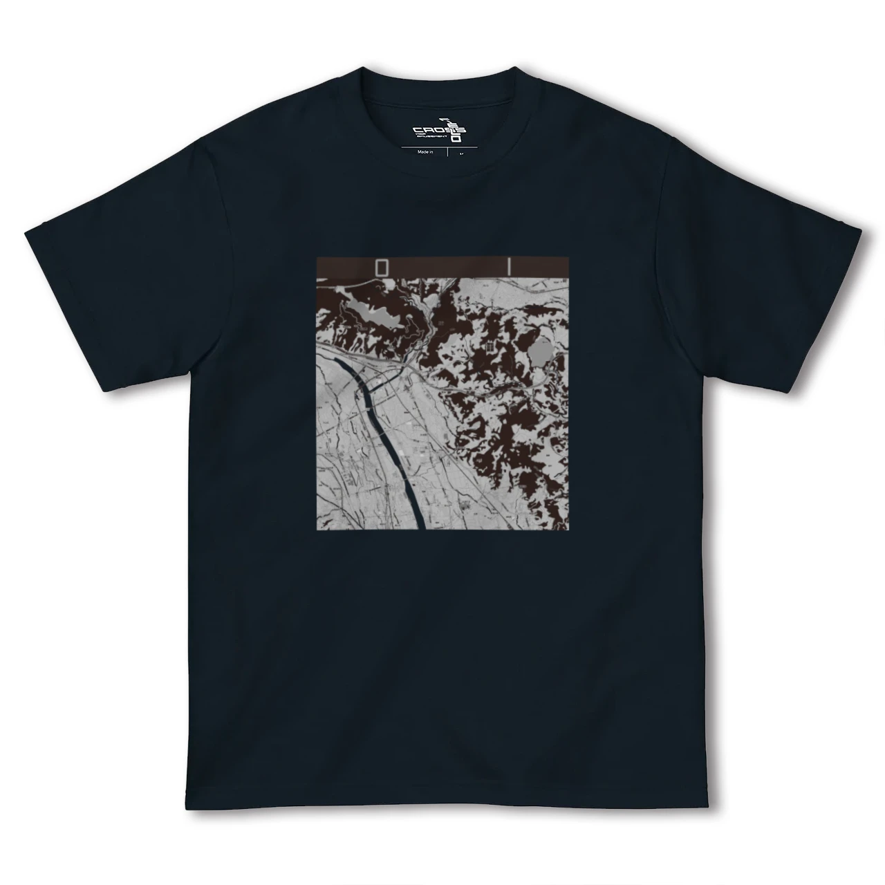 【大井(神奈川県)】地図柄ヘビーウェイトTシャツ